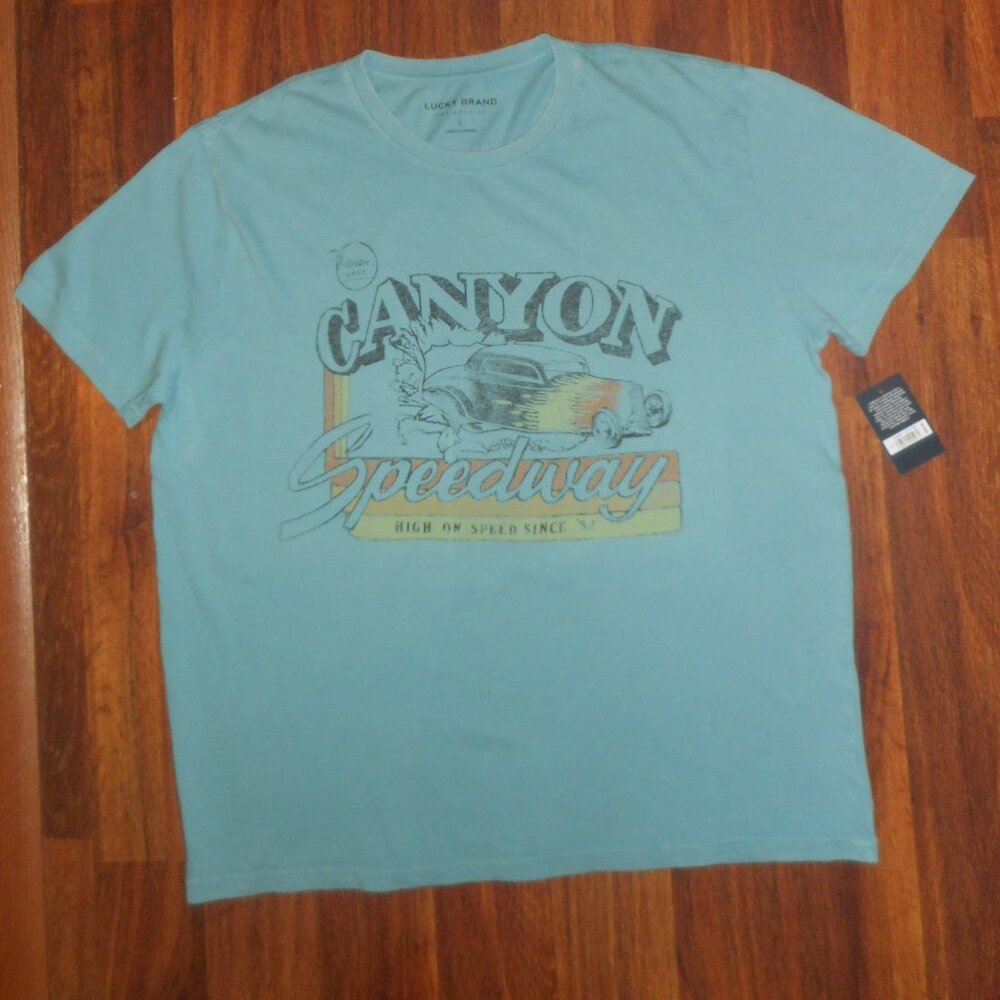 NWT Lucky Brand Men's Vintage style tee shirt, size Large